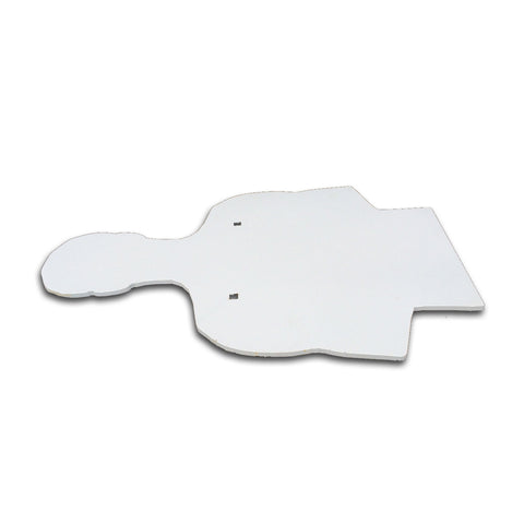 3/8" Torso Silhouette Target
