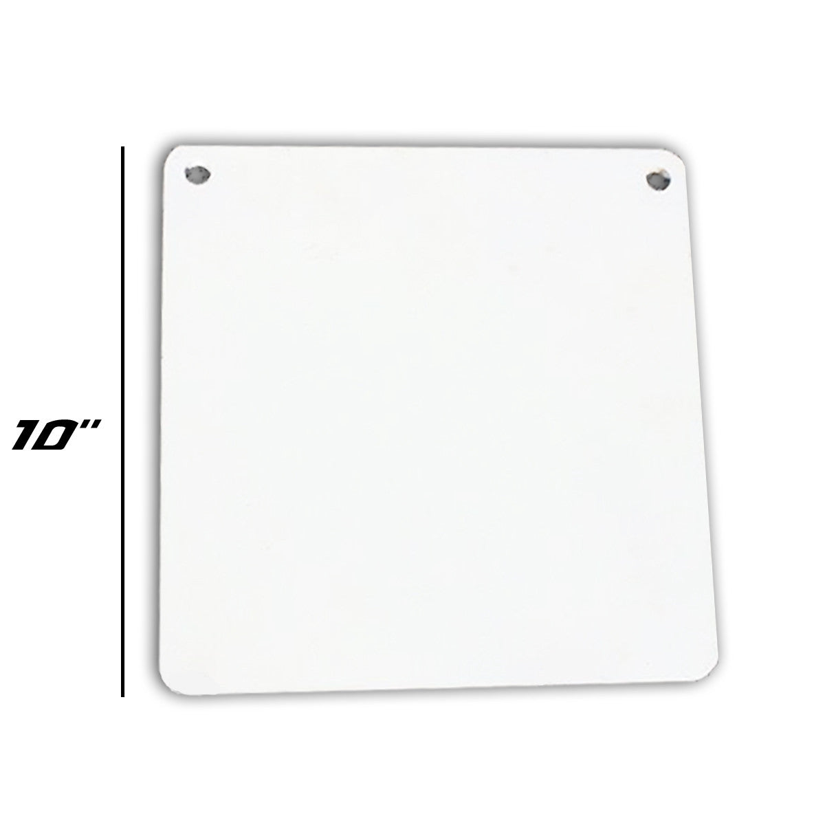 HMF Targets AR500 Steel Square Gong – 3/8″ X 10″ – Made In USA