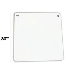 3/8" Square Gong Target 10"